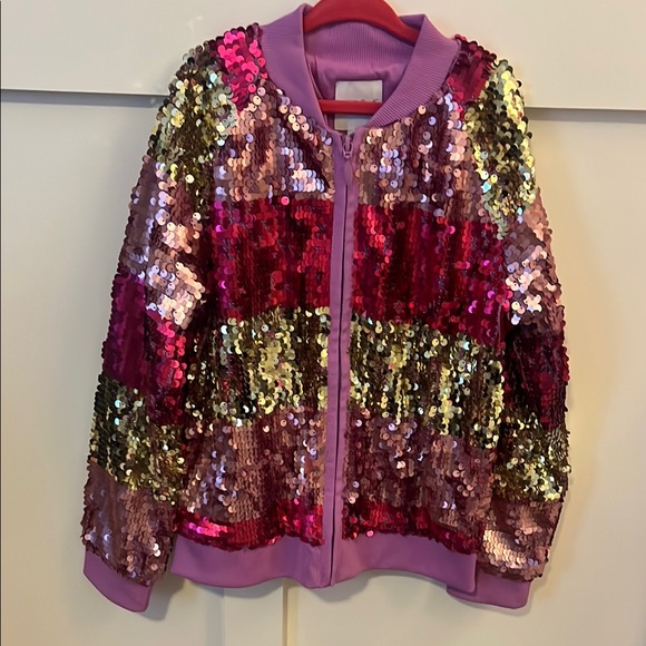 Cat & Jack Sequin Kids Jacket - Picture 1 of 5